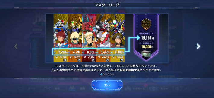 対戦形式のスコアアタックイベント