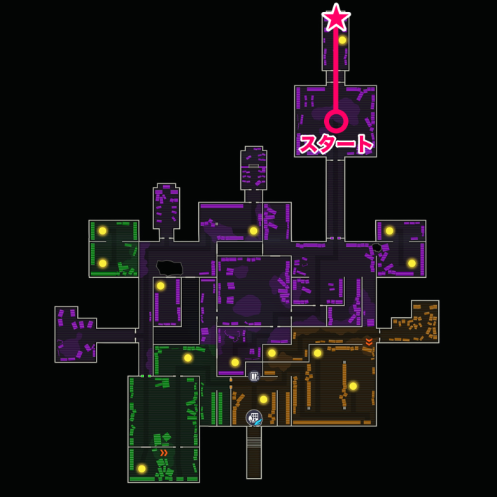 フラダリラボのマップ