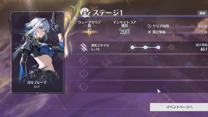 ステージクリア