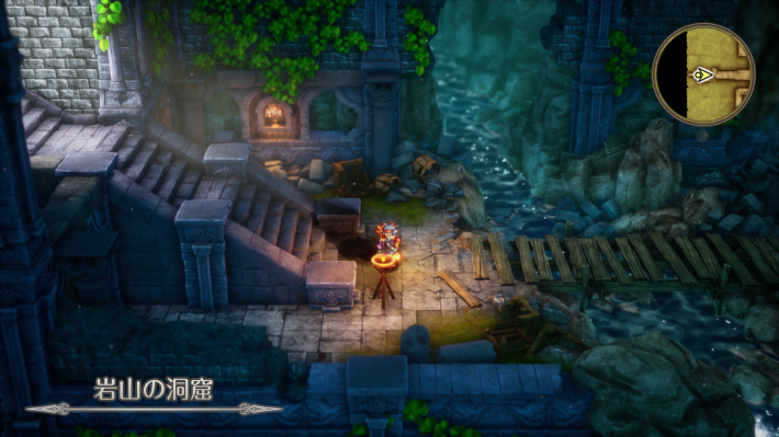 ドラクエ2リメイクの岩山の洞窟