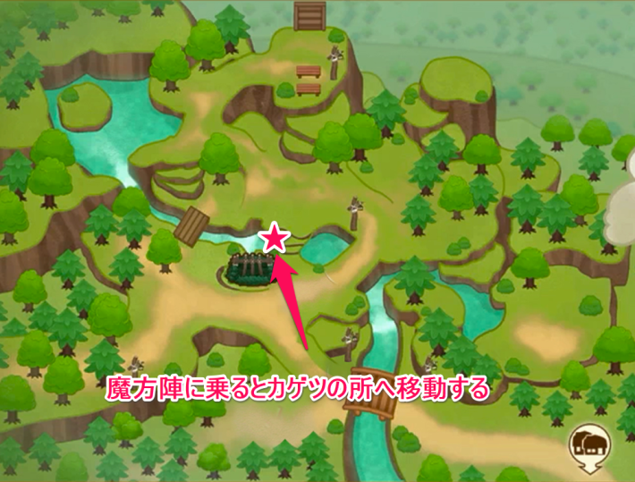 牧場物語 風のグランドバザールの魔法陣