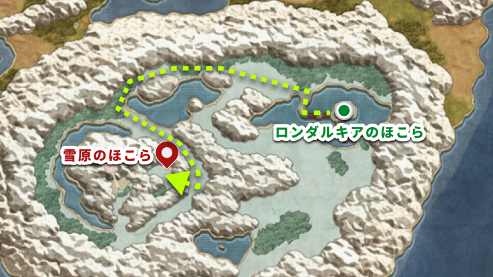 ドラクエ2リメイクの雪原のほこらの行き方と場所