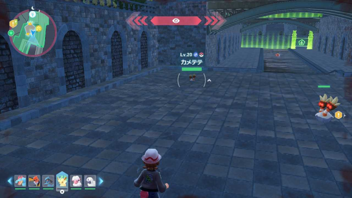 ポケモンZAカメテテの出現場所現地