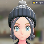 ポケモンZAのポンポンつきニットキャップ(ネイビー)