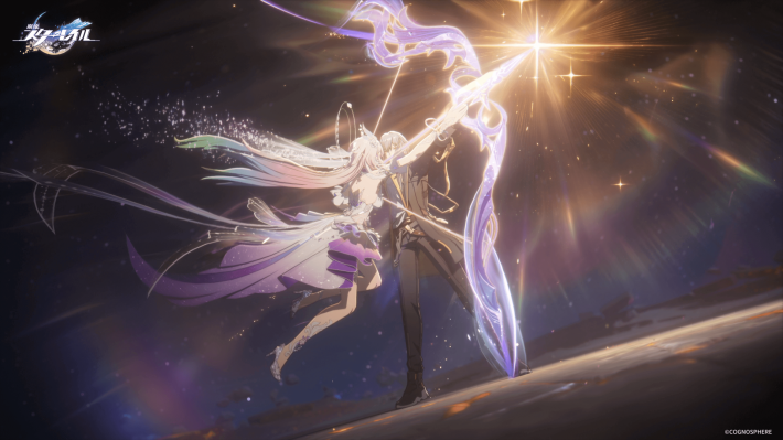 『崩壊：スターレイル』を今から始めるのは遅い？ 否、1年間に渡る物語がクライマックスを迎え、ロマンチックを体現する少女キュレネが実装された「今」こそが最高のタイミングだ。オンパロス編の壮大なフィナーレを、全人類に体験してほしい。の画像