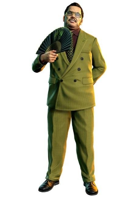 近江連合直参千石組組長 千石虎之介の全身イラスト