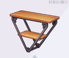 三角アイアンシェルフ