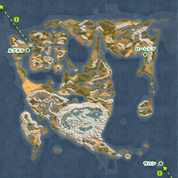 ドラクエ2リメイクのザハンの場所と行き方