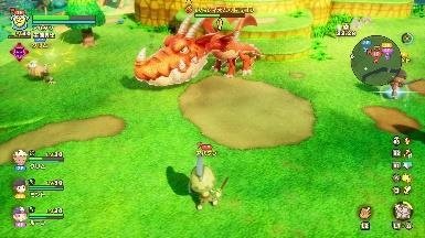 フィールドを探索しているゲーム画面