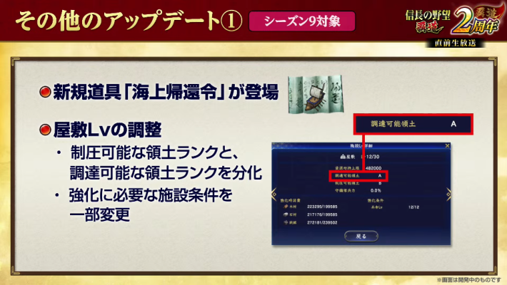 その他のアップデート①
