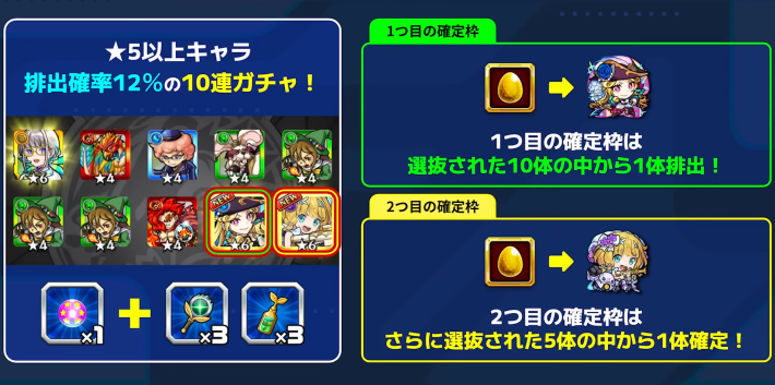 限定とα確定のパックが販売！