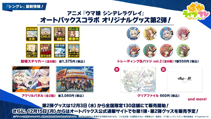 生放送『ぱかライブTV Vol.59』情報まとめの画像