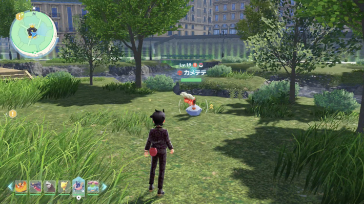 ポケモンzaのオヤブンミカメテテの現地画像