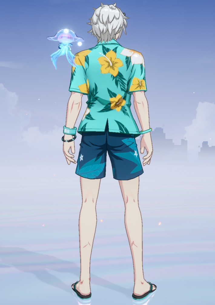 真夏の暇の背面画像