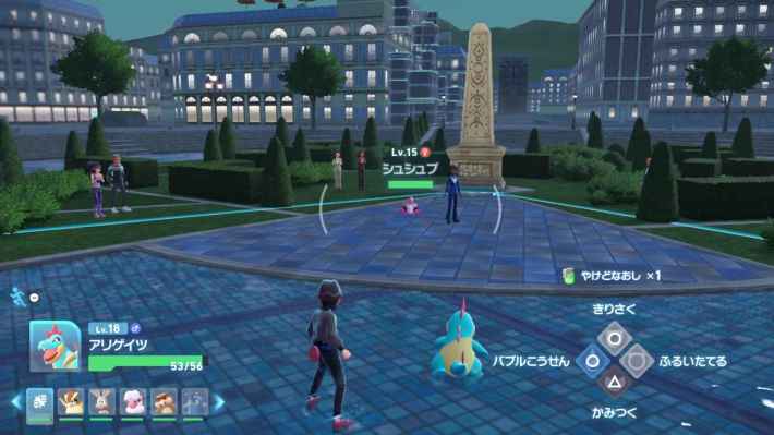 ポケモンZAのランクアップ戦のフィールド