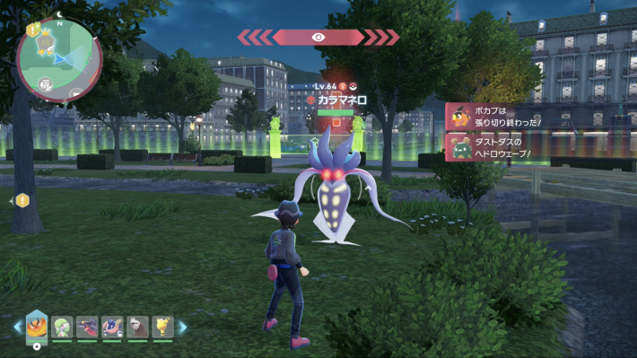 ポケモンZAオヤブンカラマネロの現地画像