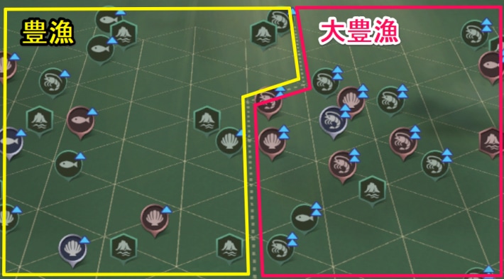 豊漁と大豊漁