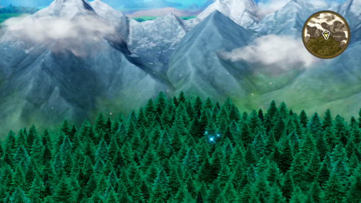 ドラクエ1リメイクの岩山の洞窟の西の森