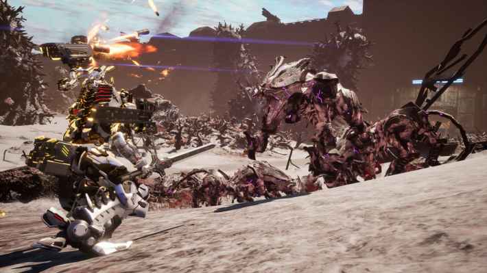 メカアクションゲーム『DAEMON X MACHINA TITANIC SCION』戦況を覆す高火力兵器「ヘビーアーマー」の情報を公開！