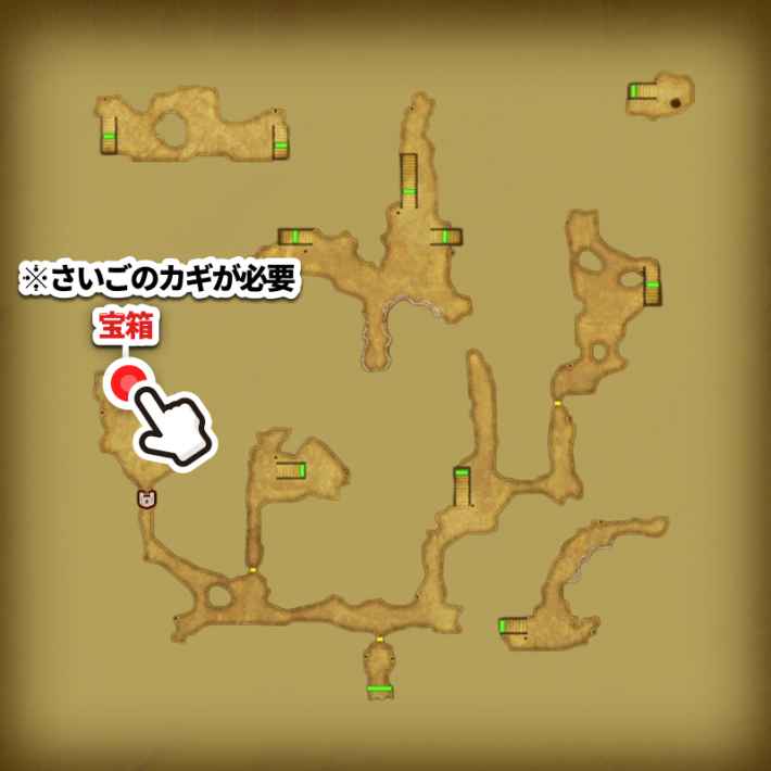 ドラクエ1リメイクのドワーフの洞窟
