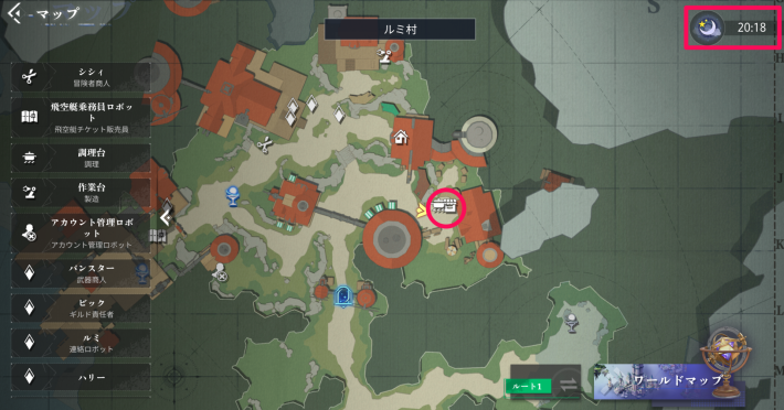 タリーナのエピソード5_マップ画像