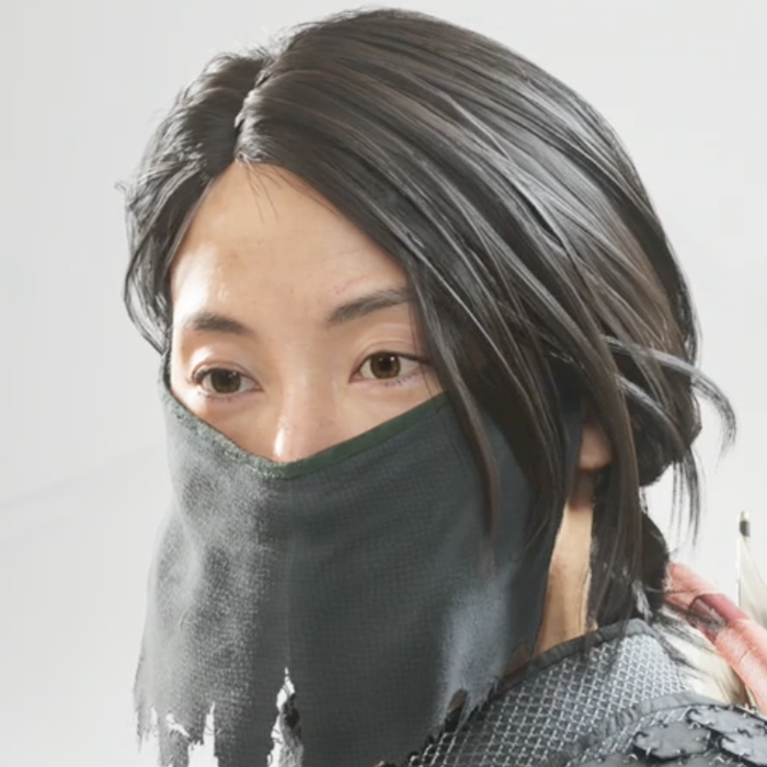 ゴーストオブヨウテイの九尾組の布面 下忍