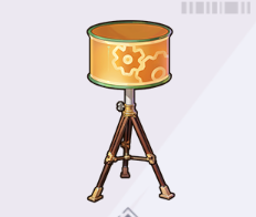 精巧なフロアランプ