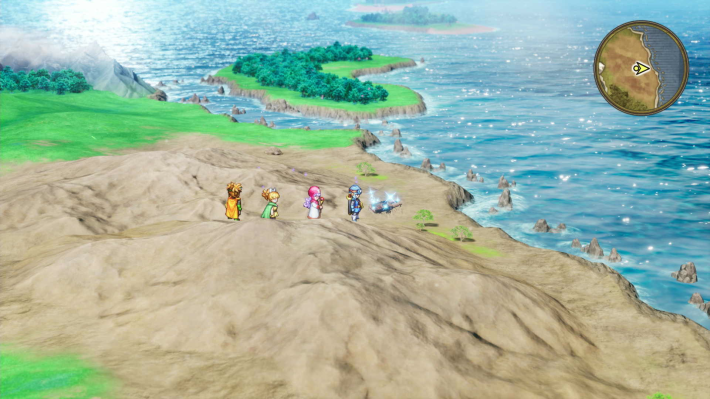 ドラクエ2リメイクのデルコンダル 南東 砂漠キラキラ