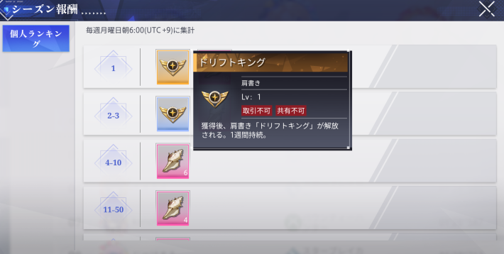 ウェーブダッシュのランキング