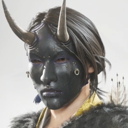 ゴーストオブヨウテイの怨霊の面 呪詛