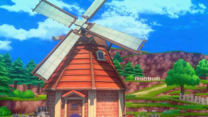 『牧場物語 Let's！風のグランドバザール』風車 赤色