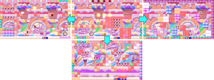 バブルアクションゲーム『バブルボブル シュガーダンジョン』巨大ステージ「キャッスル」の情報を公開！