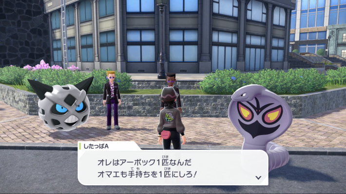 ポケモンZAの下っ端Aに話しかける