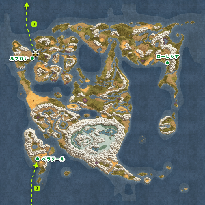 ドラクエ2リメイクのベラヌールの場所と行き方