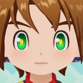 牧場物語 風のグランドバザールの目の色ライムレモン