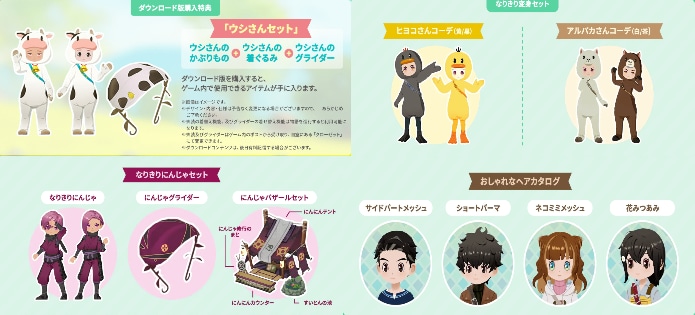 牧場物語 風のグランドバザールのデジタルデラックスエディションの内容