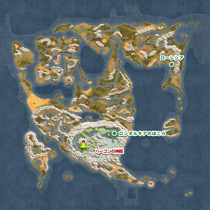 ドラクエ2リメイクのハーゴンの神殿の場所と行き方