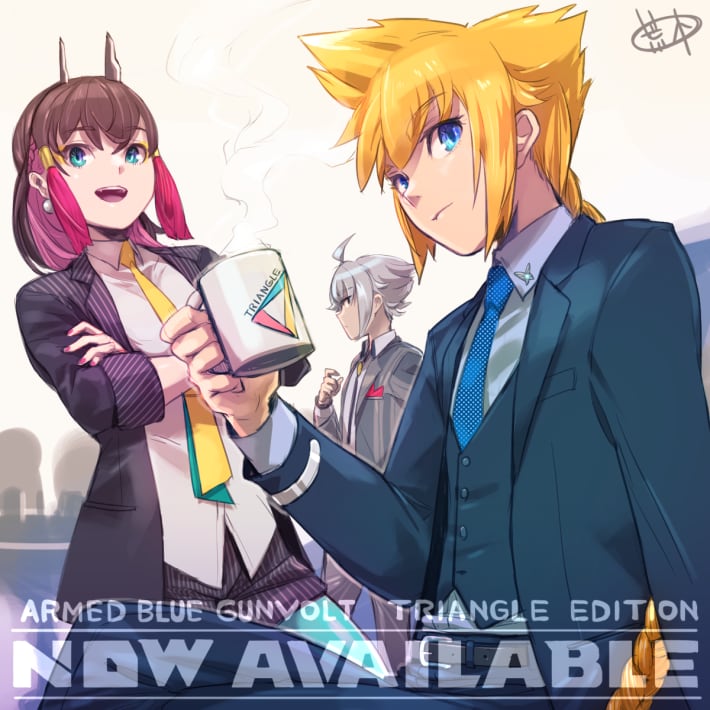 シリーズ3作品を収録した完全版『蒼き雷霆 ガンヴォルト トライアングル エディション』発売開始！