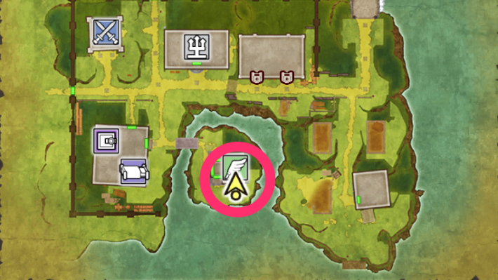 ドラクエ1リメイクのラダトームの道具屋マップ