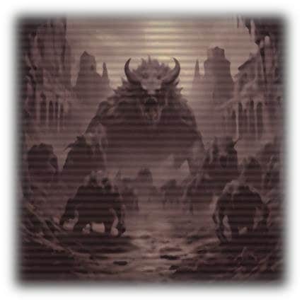魔物のいるダンジョン風景
