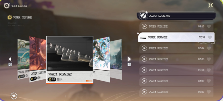 走行中に音楽を流す