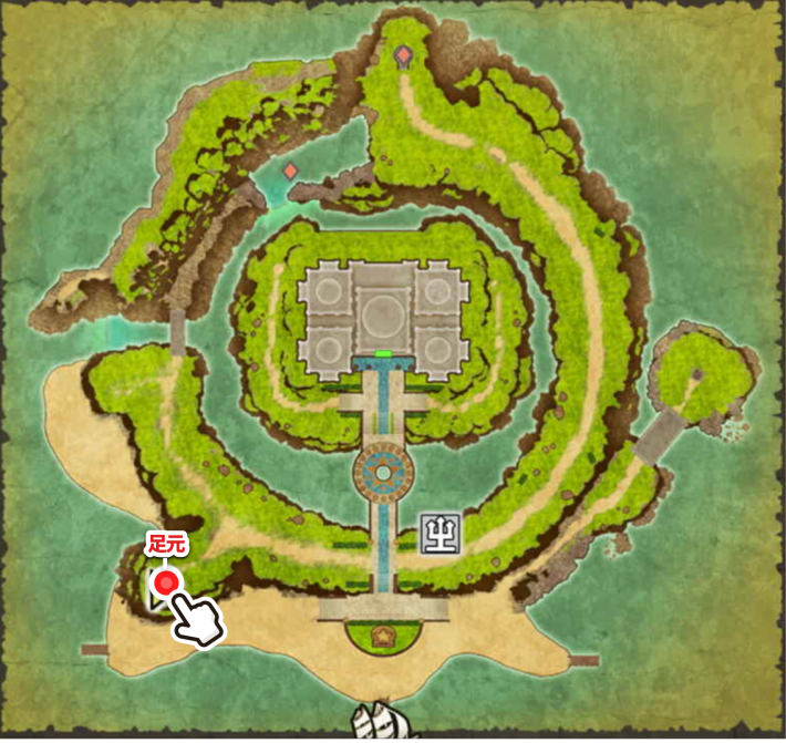 ドラクエ2リメイク_メダル王の城の外観2_ちいさなメダル