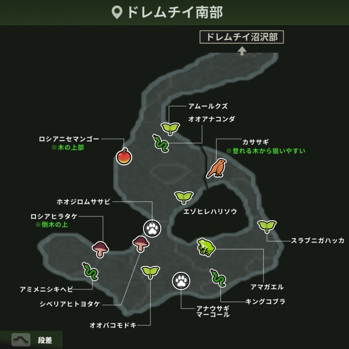 ドレムチイ南部_動植物_山猫部隊戦