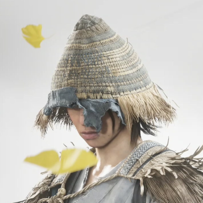 ゴーストオブヨウテイの草原の菅笠