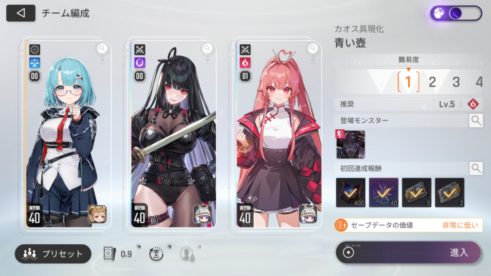 キャラ育成と強化優先度の画像