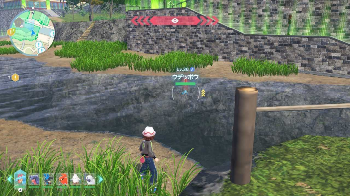 ポケモンZAのウデッポウの場所