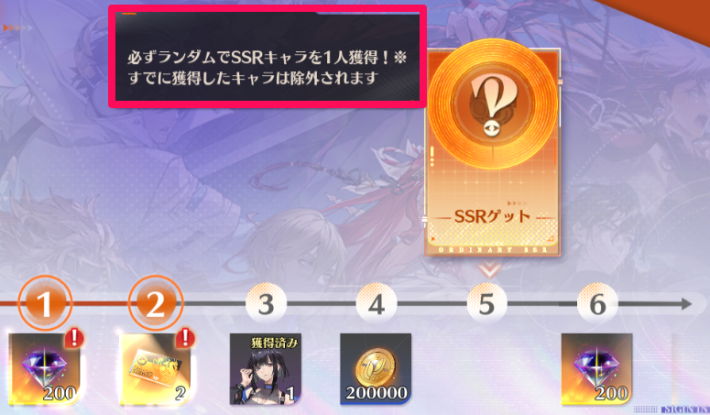 未入手SSR