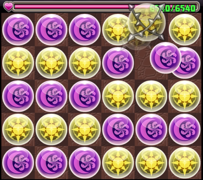 パズドラの盤面