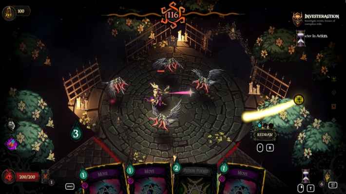 ゴールデンスワール フィールド戦のゲームプレイ画面