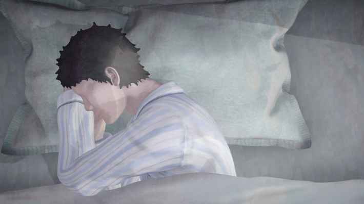 Dreams of Another ゲームスクリーンショット - パジャマの男